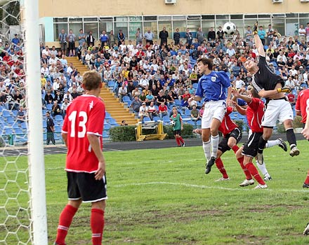 Фтбол. МФК «Николаев» взял бастион с пятой попытки